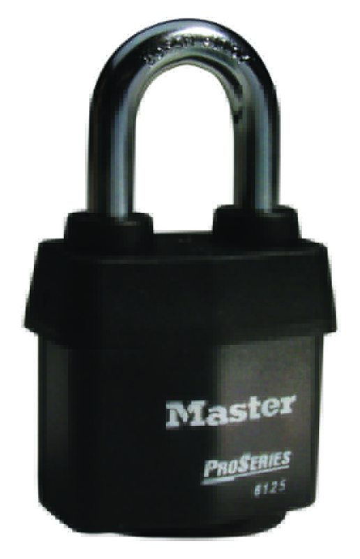 Hi-Vis Aluminum Padlock - 2-3/8'' Body Width; Keyed: Different; - Caliber Tooling