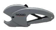 Ridgid Pipe & Tube Cutter -- 1/8 thru 1-1/2'' Capacity-Plastic Cutting - Caliber Tooling