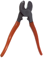 Cable Cutter -- Model #0890CSJ--9'' OAL--Non-Slip Grip - Caliber Tooling