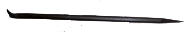 Straight and Offset Pinch Bar -- #459 10 lbs 36" Overall Length - Caliber Tooling