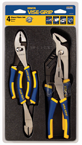Pliers Set -- #2078707; 4 Pieces; Includes: 6" Diagonal Cutter; 6" Slip Joint; 8" Long Nose; 10" Groove Joint - Caliber Tooling