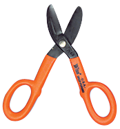 3'' Blade Length - 12-1/2'' Overall Length - Straight Cutting - Straight Patter Snips - Caliber Tooling