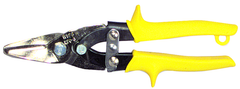 1-3/8'' Blade Length - 9'' Overall Length - Straight Cutting - Metal-Wizz Multi-Purpose Snips - Caliber Tooling