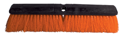 24" - Orange Safety Broom Without Handle - Caliber Tooling