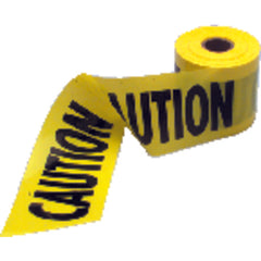 1000 feet × 3″ Yellow / Black Caution Tape - Caliber Tooling