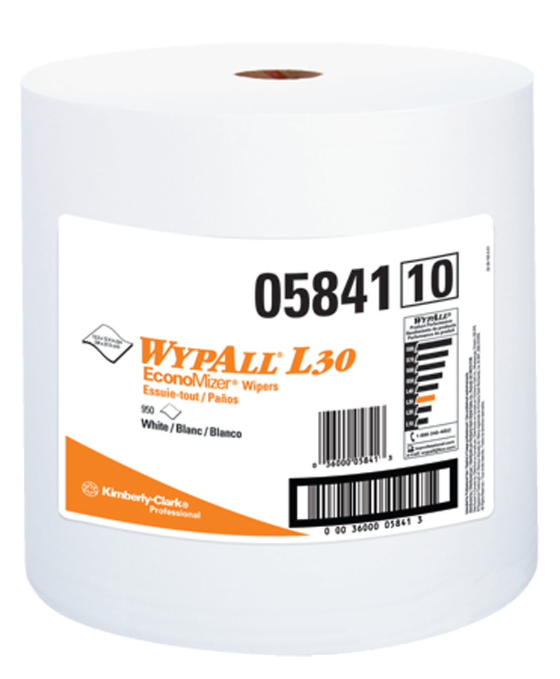 12.5 x 13.4'' - Package of 900 - WypAll L30 Jumbo Roll - Caliber Tooling