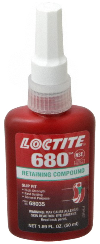 648 Retaining Compound; Press Fit; High Strength; Rapid Cure - 50ml - Caliber Tooling