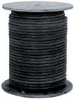 #L14RM100 - 1/4'' ID x 100 Feet - Black Rubber - Rubber Hose - Caliber Tooling