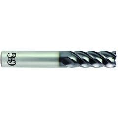 5/8 x 5/8 x 1-1/4 x 3-1/2 5Fl .090 C/R Carbide End Mill - TiALN - Caliber Tooling