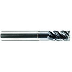 3/4" Dia. - 1" LOC - 4" OAL - 5 FL Carbide S/E HP End Mill-AlCrNX - Caliber Tooling