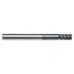 1/8" Dia. - 1/2" LOC - 1-1/2" OAL - .015 Radius 5 FL Carbide End Mill-AlTiN-x - Caliber Tooling