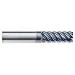 1/4" Dia. - 3/4" LOC - 2-1/2" OAL - 6 FL Carbide End Mill-AlTiN-x - Caliber Tooling