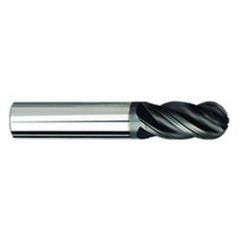 5/16" Dia. - 2-1/2" OAL Ball Nose AlCrN-X-EM - 4 FL - Caliber Tooling