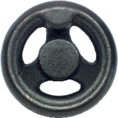 Cast Iron Hand Wheel (No Holes) - 6″ Wheel Diameter, 1 3/8″ Hub Diameter - Caliber Tooling