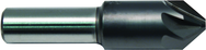 3/4 HSS 6 Flute Countersink 60 Deg Blaze Coated - Caliber Tooling