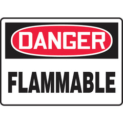 Sign, Danger Flammable, 7″ × 10″, Plastic - Caliber Tooling