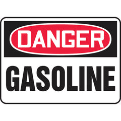 Sign, Danger Gasoline, 10″ × 14″, Plastic - Caliber Tooling
