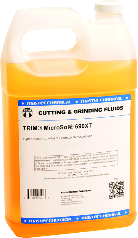 1 Gallon TRIM® MicroSol® 690XT High Lubricity Low Foam Premium Semi-Synthetic - Caliber Tooling