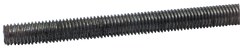Threaded Rod - 1-1/4-12; 3 Feet Long; Steel-Oil Plain - Caliber Tooling