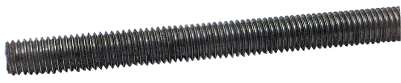 Threaded Rod - 1-1/2-12; 3 Feet Long; Steel-Oil Plain - Caliber Tooling