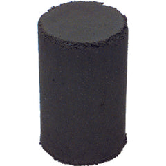 1 1/2″ × 1″ × 1/4″ - Cylinder Resin Bonded Rubber Cone (Medium Grit) - Caliber Tooling