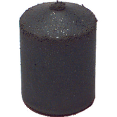 1 3/4″ × 1″ × 1/4″ - Pointed Resin Bonded Rubber Cone (Fine Grit) - Caliber Tooling