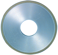 4 x 1/16 x 1-1/4" - 1/8" Abrasive Depth - 150 Grit - Type 1A1 Diamond Straight Wheel - Caliber Tooling