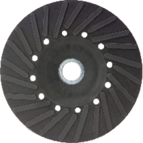 4 1/2″ - Smooth Bore - Spiral Pattern - Polymer Backing Plate For Resin Fibre Disc Without Nut - Caliber Tooling