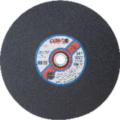 14″ × 1/8″ × 5/8″ - A24-Q-BF - Aluminum Oxide Reinforced Cut-Off Wheel - Stationary Saw - Caliber Tooling