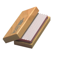 6 x 2" - Coarse Grit - Rectangular Bench Model Diamond Whetstone in Plastic Box - Caliber Tooling