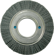 4" Diameter - 5/8" Arbor Hole - Nylon Abrasive Straight Wheel - Caliber Tooling