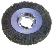 14" Diameter - 2" Arbor Hole - 320 SC Abrasive Nylon Straight Wheel - Caliber Tooling