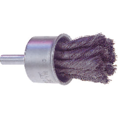 1″ Diameter-0.020″ Wire Size - Steel Wire End Brush - Caliber Tooling