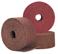 4'' x 30 ft. - Medium Grit -ium Grit - Aluminum Oxide GP Buff & Blend Abrasive Roll - Caliber Tooling