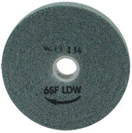 6 x 1 x 1'' - Fine Grit - Silicon Carbide Light Deburring Non-Woven Wheel - Caliber Tooling