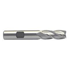 1-1/4 Dia. x 6-1/2 Overall Length 6-Flute Square End M-42 Cobalt SE End Mill-Round Shank-Center Cut-Uncoated - Caliber Tooling