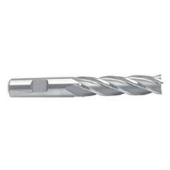 3/4 Dia. x 5-1/4 Overall Length 6-Flute Square End M-42 Cobalt SE End Mill-Round Shank-Center Cut-Uncoated - Caliber Tooling