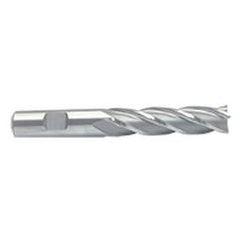 1-1/4 Dia. x 6-1/2 Overall Length 6-Flute Square End M-42 Cobalt SE End Mill-Round Shank-Center Cut-Uncoated - Caliber Tooling