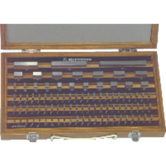 Metric Gage Block Set - Model 516-939-26-112 Pieces - Grade 2(A+) - Steel - Exact Industrial Supply