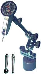 Kit Contains: .030" Bestest Indicator; Fine Adjustment Mag Base With Dovetail Clamp - Best-Test Indicator/Magnetic Base & Indicator Point Set - Caliber Tooling