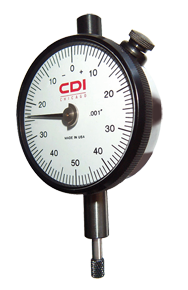 .250 Total Range - 0-100 Dial Reading - AGD 2 Dial Indicator - Caliber Tooling