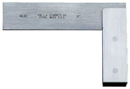 #20-6-Certified - 6'' Length - Hardened Steel Square with Letter of Certification - Caliber Tooling