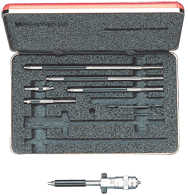 #124BZ - 2 - 12'' Measuring Range - .001 Graduation - Hardened & Ground Face - Inside Micrometer - Caliber Tooling