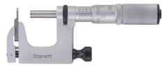 #220XFL-1 - 0 - 1'' Measuring Range - .001 Graduation - Friction Thimble - Carbide Face - Multi Anvil Micrometer - Caliber Tooling