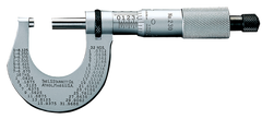 #T230XFL - 0 - 1'' Measuring Range - .001 Graduation - Friction Thimble - Carbide Face - Outside Micrometer - Caliber Tooling