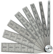 #269B - 10 Leaf - 1/2 to 1 x .001 Range - Taper Gage - Caliber Tooling