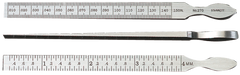 #270 - 1 Leaf - .010 to .150" (.3 to 4mm) Range - Taper Gage - Caliber Tooling