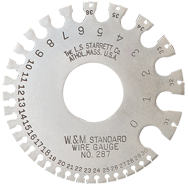 #287 - American Standard: 0 to 36 Gauge - Wire Gage - Caliber Tooling
