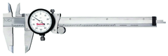 #120A-6 - 0 - 6'' Measuring Range (.001 Grad.) - Dial Caliper with Letter of Certification - Caliber Tooling