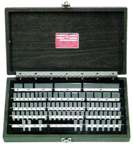 81 Piece - Grade 2+4 - Steel - Rectangular Gage Block Set in Case - Caliber Tooling